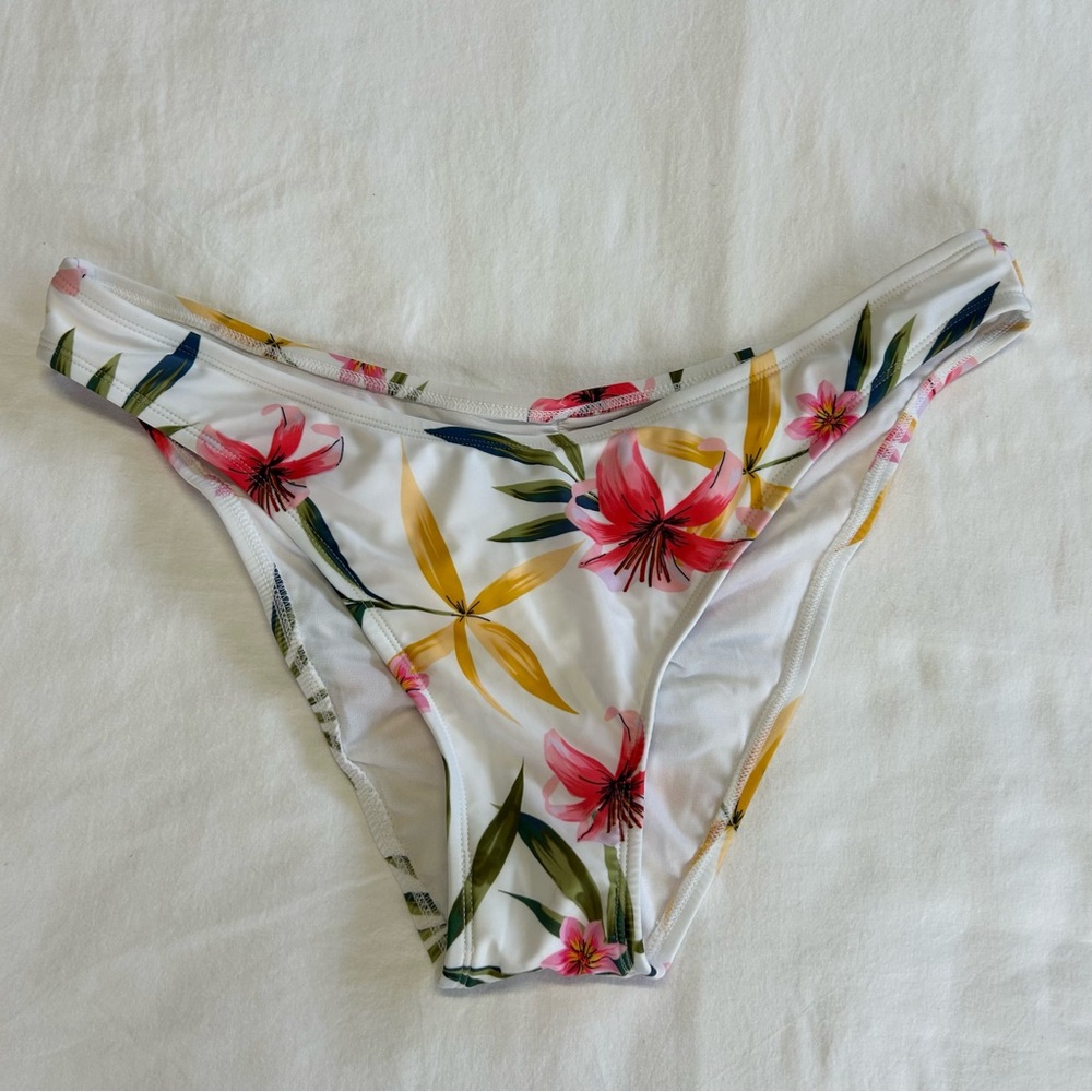 Shake & Shore Floral Bikini Bottom Size XL